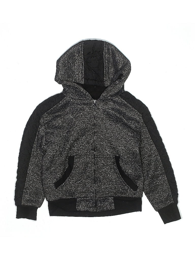 Pre-owned Assorted Brands Kids' Zip Up Hoodie In Gray