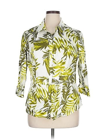 7th Avenue Design Studio New York & Company 3/4 Sleeve Blouse (view 1)