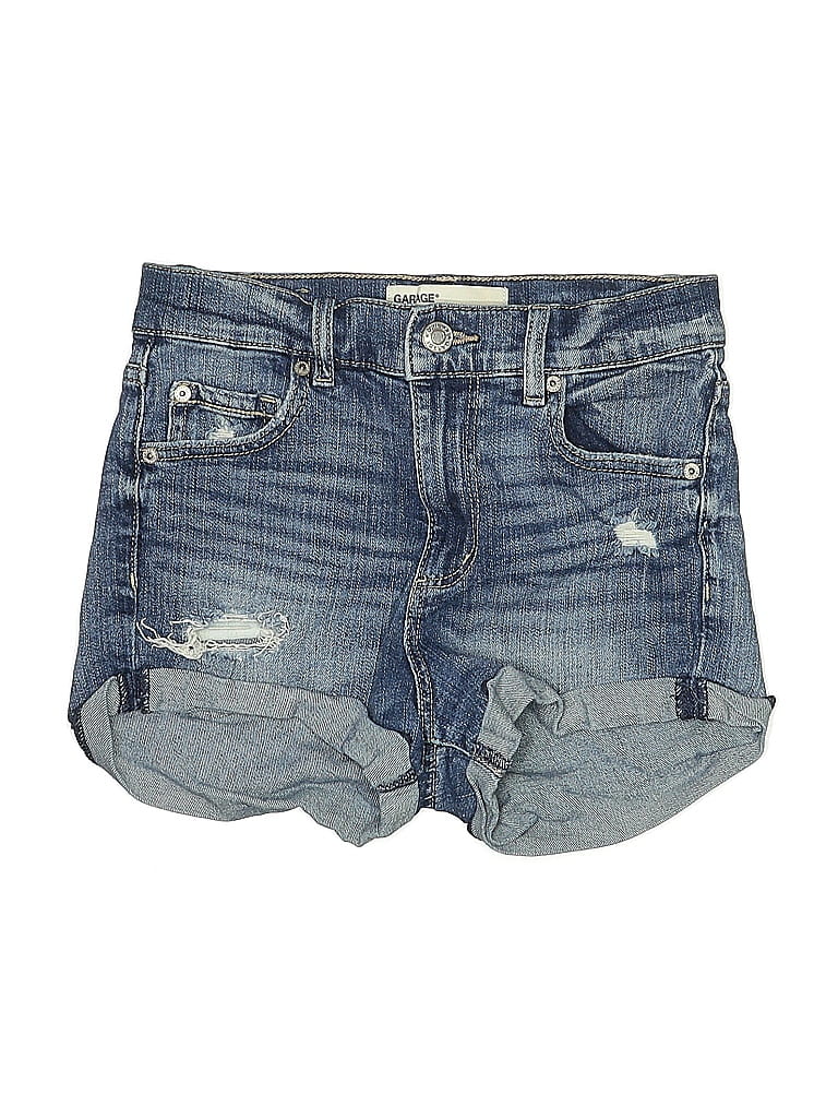 Pre-owned Garage Denim Shorts In Blue