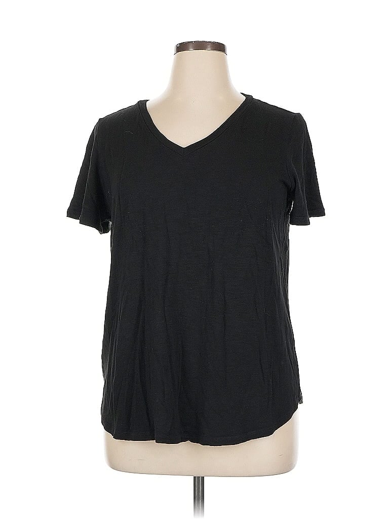 Pre-owned Jessica Simpson Short Sleeve T-shirt In Black