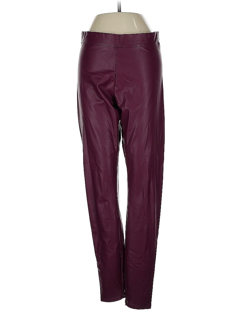 Pre-owned Express Casual Pants In Burgundy