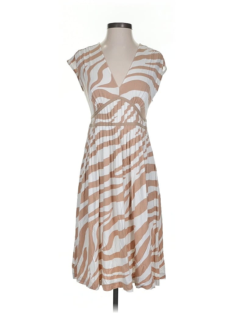 Pre-owned Ann Taylor Loft Casual Dress In Brown
