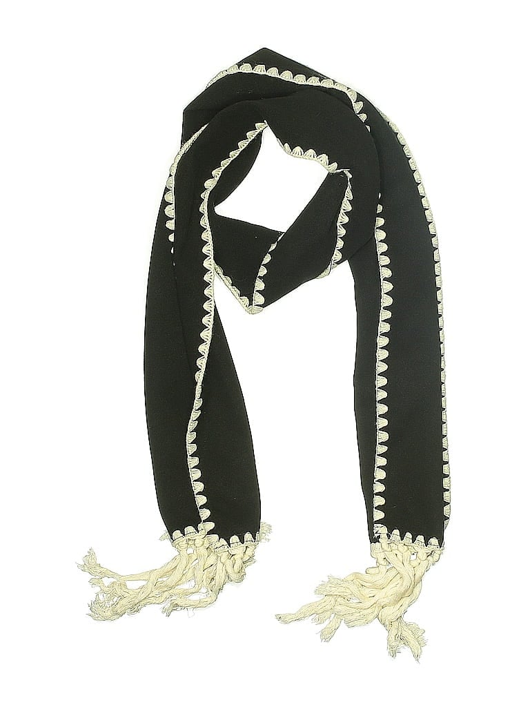 Pre-owned Unbranded Scarf In Black