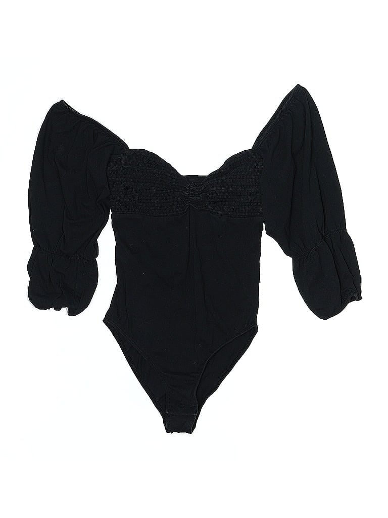 Pre-owned Out From Under Bodysuit In Black