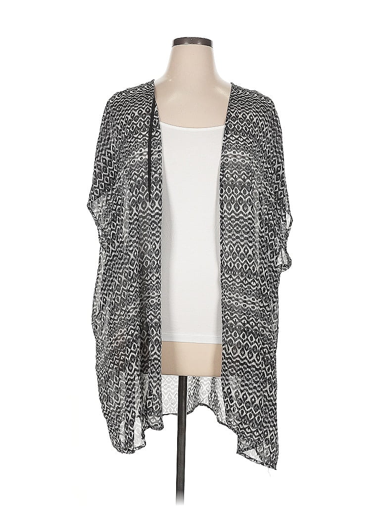 Pre-owned Signature Studio Kimono In Gray