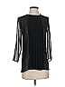 Mango Black 3/4 Sleeve Blouse Size XS - photo 1