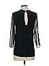 Mango Black 3/4 Sleeve Blouse Size XS - photo 2