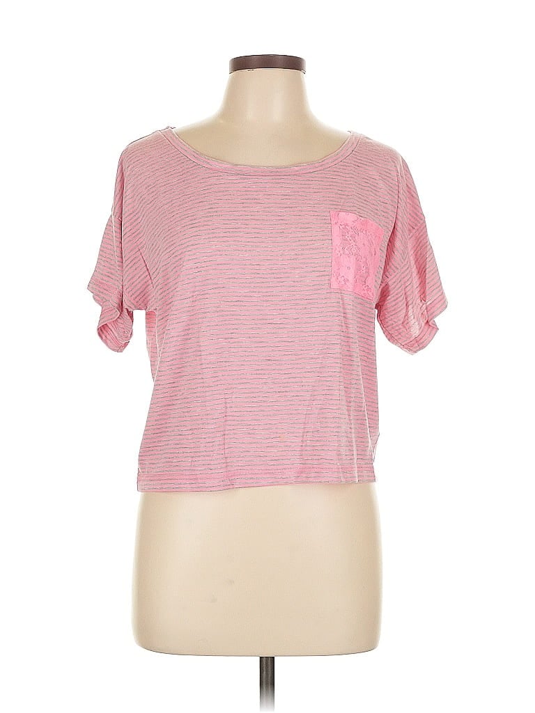 REWIND Pre-owned Short Sleeve T-shirt In Pink