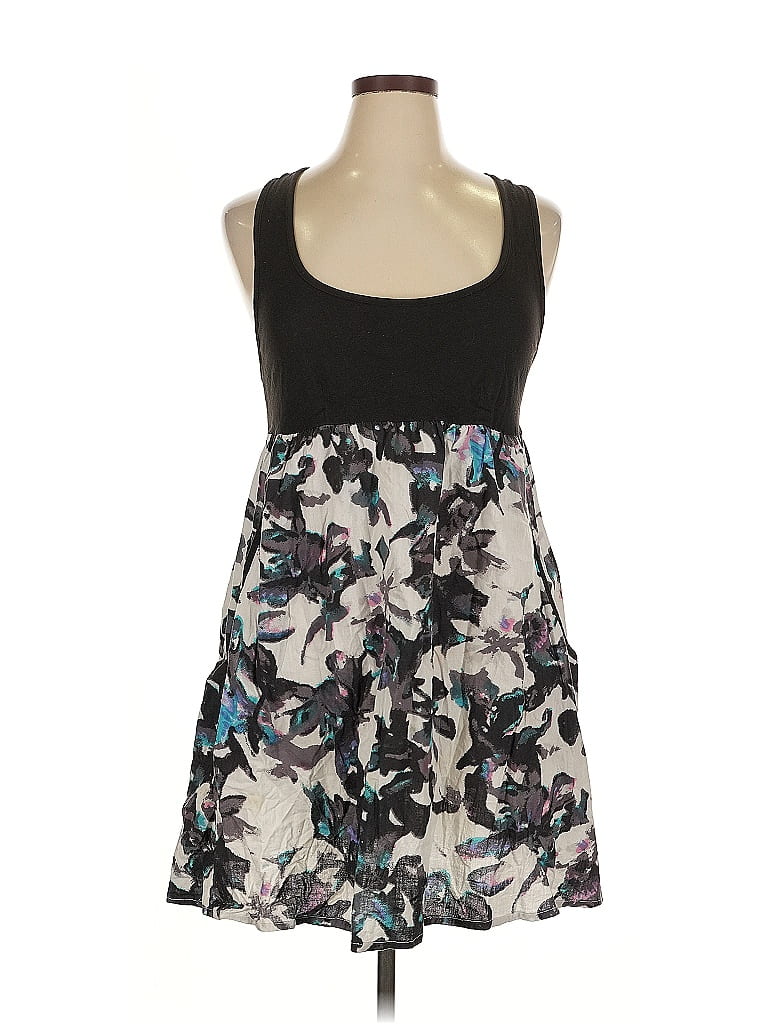 Pre-owned Fire Los Angeles Sleeveless Top Black Halter Neckline Tops