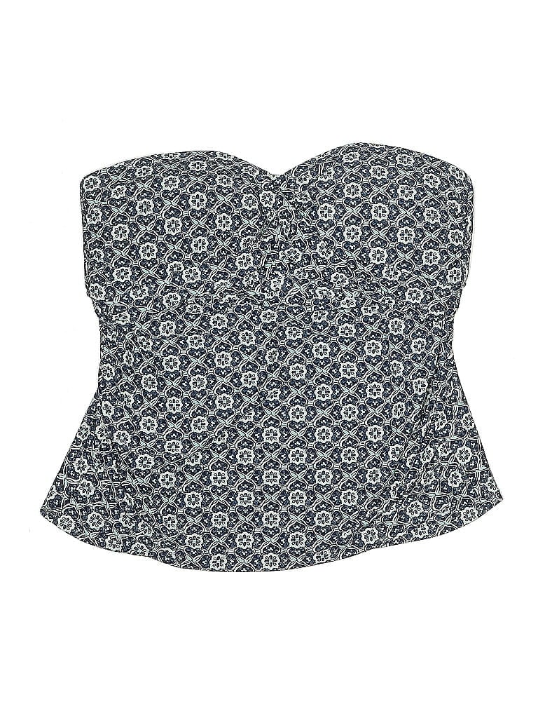 KONA SOL Pre-owned Swimsuit Top Blue Swimwear