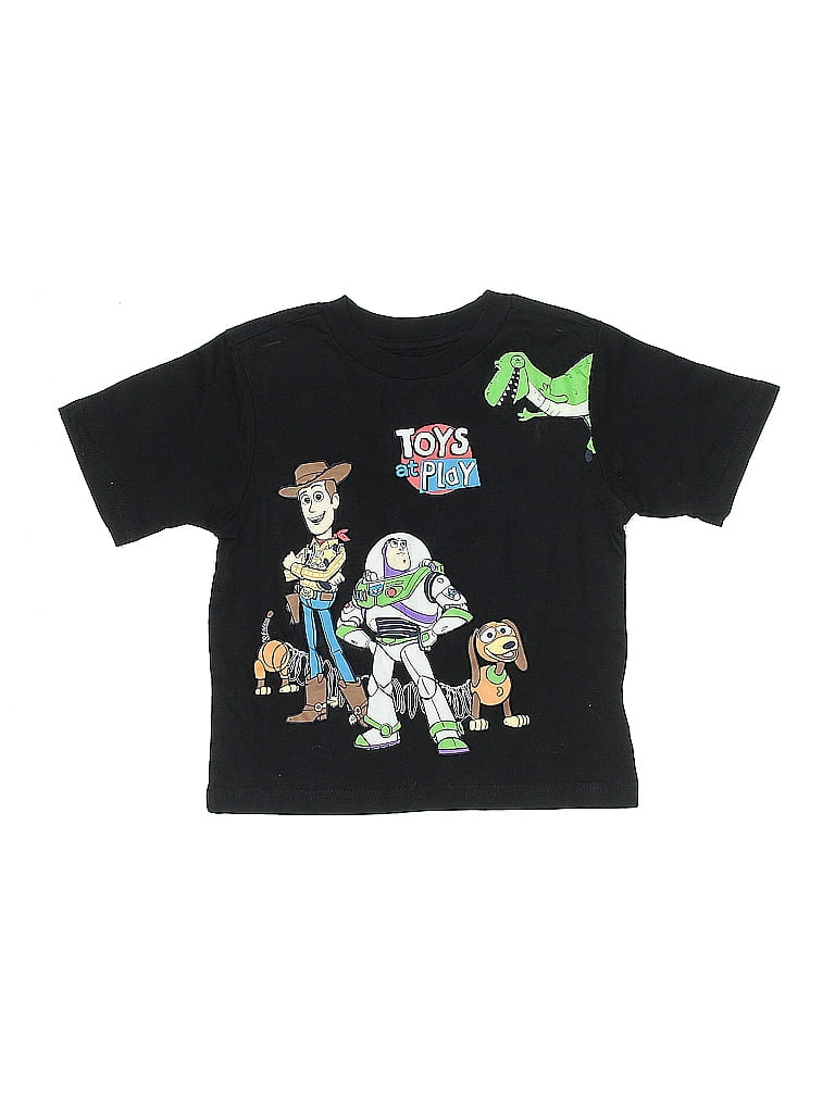 Pre-owned Disney Pixar Kids' Short Sleeve T-shirt In Black
