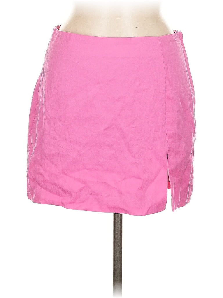 Pre-owned H&m Casual Skirt In Pink