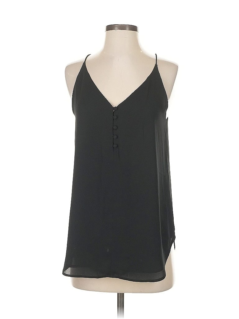 Pre-owned Ann Taylor Loft Sleeveless Blouse In Black
