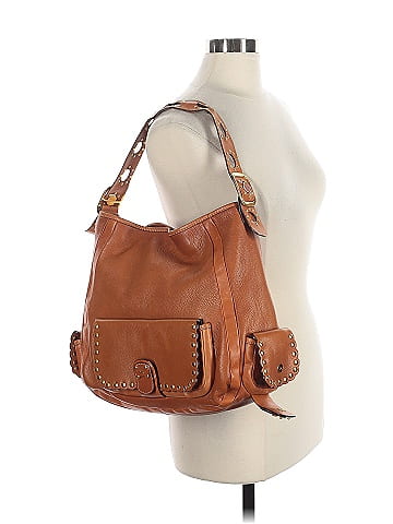 MICHAEL Michael Kors Leather Satchel (view 2)