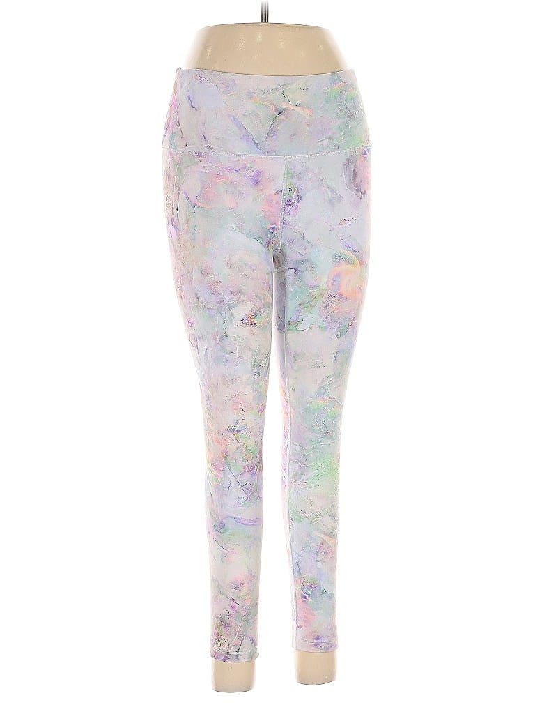 Pre-owned Harmony And Balance Leggings In Purple