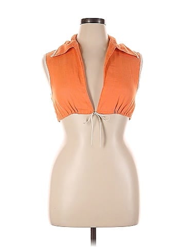 Matthew Bruch Tie Waist Crop Top (view 1)