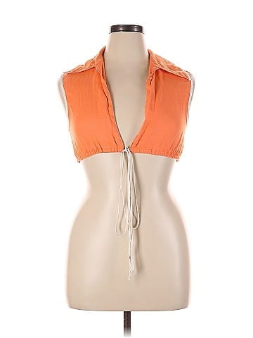 Matthew Bruch Tie Waist Crop Top (view 1)
