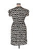 Seventh Day 100% Polyester Chevron-herringbone Black Casual Dress Size M - photo 2