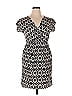 Seventh Day 100% Polyester Chevron-herringbone Black Casual Dress Size M - photo 1