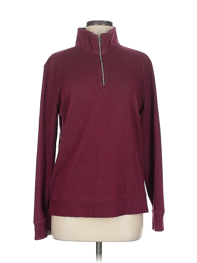 Pre-owned Assorted Brands Sweatshirt In Burgundy
