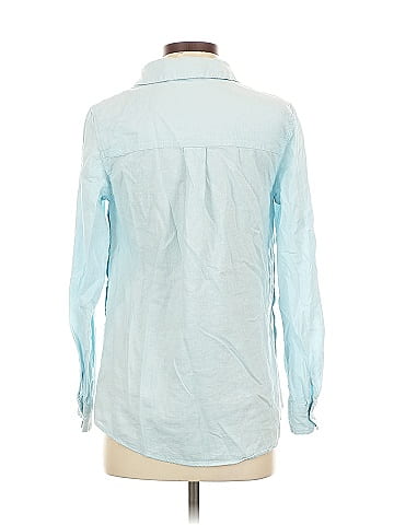 Isabel Maternity Long Sleeve Button-Down Shirt (view 2)