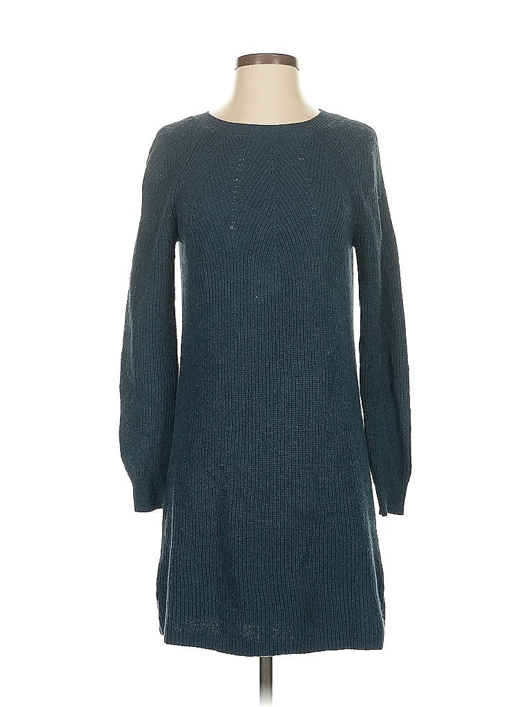 Pre-owned Ann Taylor Loft Casual Dress In Blue
