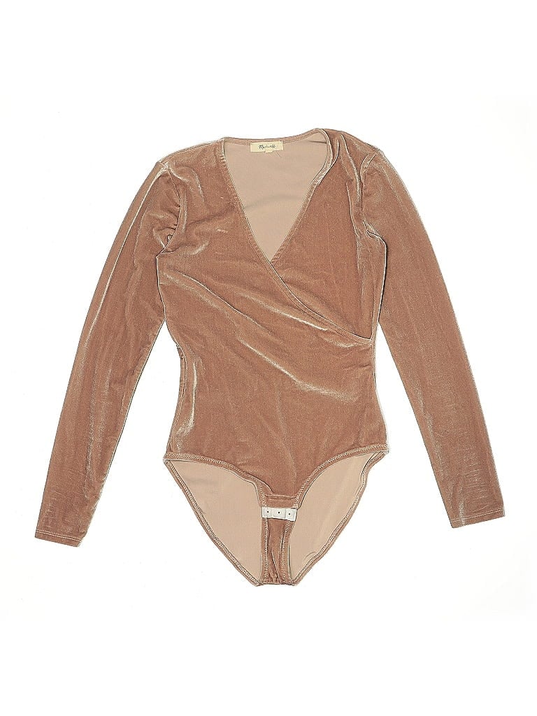 Pre-owned Madewell Bodysuit In Brown
