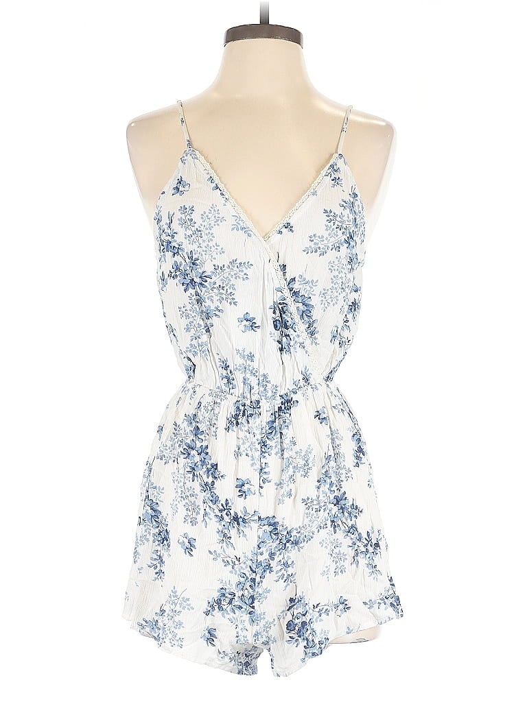 Pre-owned La Hearts Romper In White