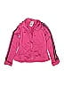 Adidas 100% Polyester Pink Track Jacket Size 6X - photo 1