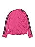 Adidas 100% Polyester Pink Track Jacket Size 6X - photo 2