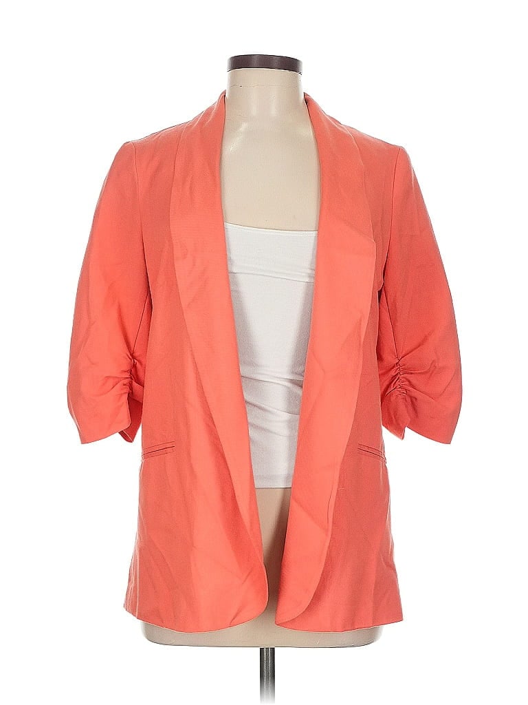 Pre-owned Bar Iii Blazer Jacket In Orange