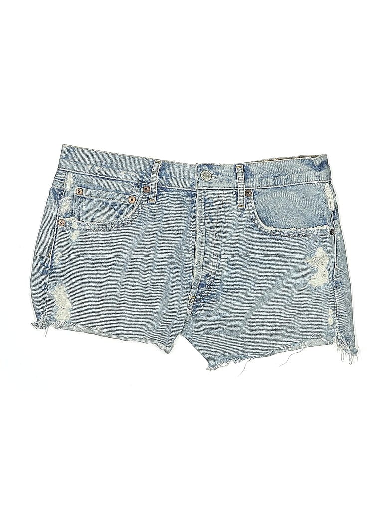 AGOLDE Pre-owned Denim Shorts In Blue