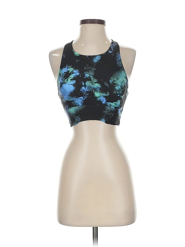 DSG Pre-owned Tank Top Blue Halter Neckline Tops