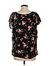 Torrid 100% Rayon Black Short Sleeve Blouse Size Med Plus (00) - photo 2