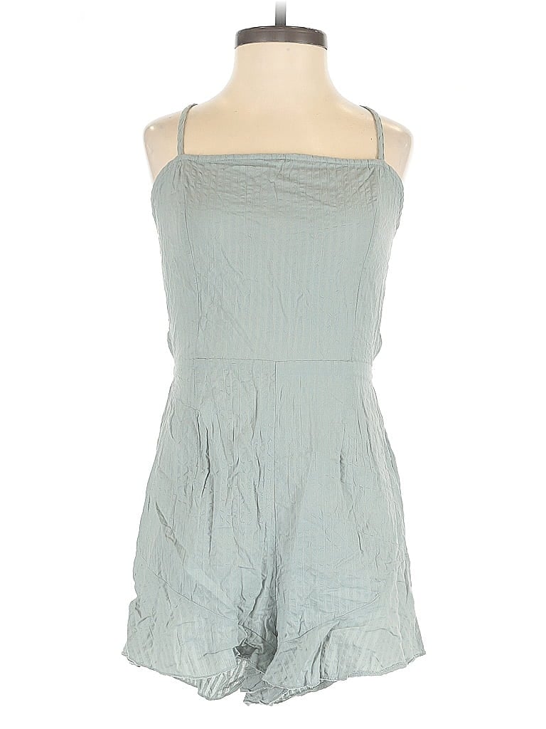 Pre-owned Asos Design Romper In Blue