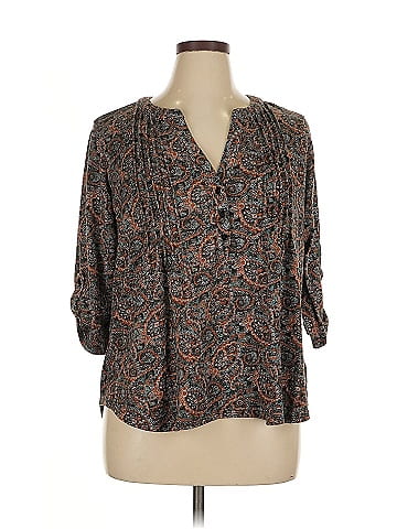NY Collection 3/4 Sleeve Blouse (view 1)