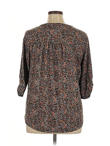NY Collection 3/4 Sleeve Blouse (view 2)