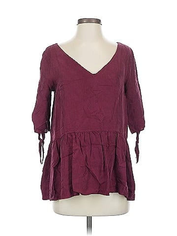 Paper Crown 3/4 Sleeve Blouse (view 1)