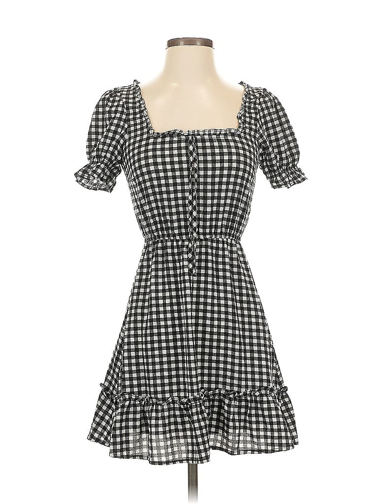 Pre-owned Divided By H&m Casual Dress In White