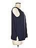 Pasta 100% Rayon Blue Sleeveless Blouse Size M - photo 4