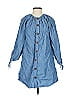 J.Crew 100% Cotton Blue 3/4 Sleeve Button-Down Shirt Size XS - photo 1