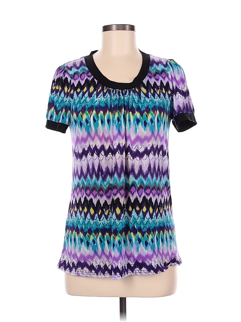 Pre-owned First Choice Short Sleeve T-shirt In Purple