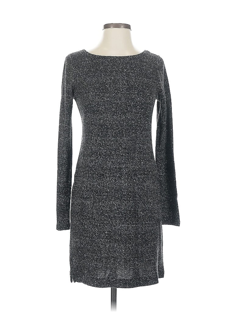 Pre-owned Ann Taylor Loft Casual Dress In Gray