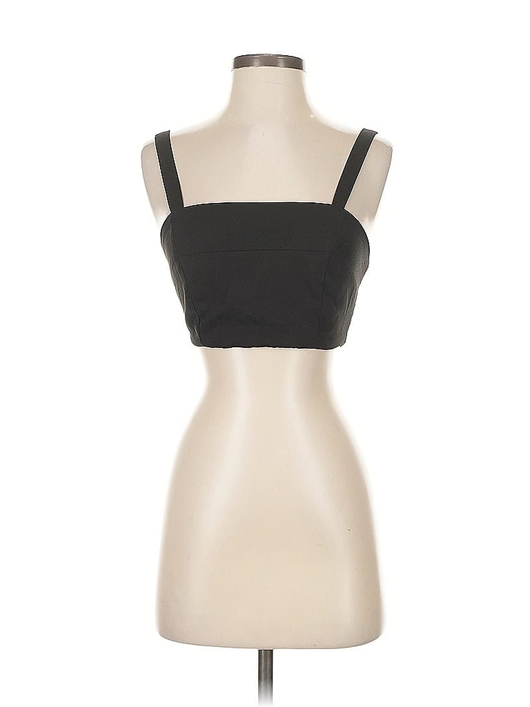 LULUS Pre-owned Sleeveless Top Black Strapless Neckline Tops