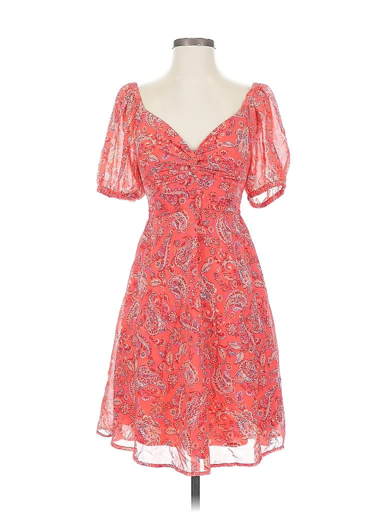 Pre-owned Sincerely Jules Cocktail Dress In Orange