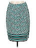 Max Studio Print Teal Casual Skirt Size S - photo 1