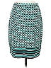 Max Studio Print Teal Casual Skirt Size S - photo 2