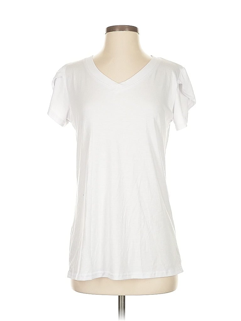 UNBRANDED Pre-owned Short Sleeve T-shirt In White