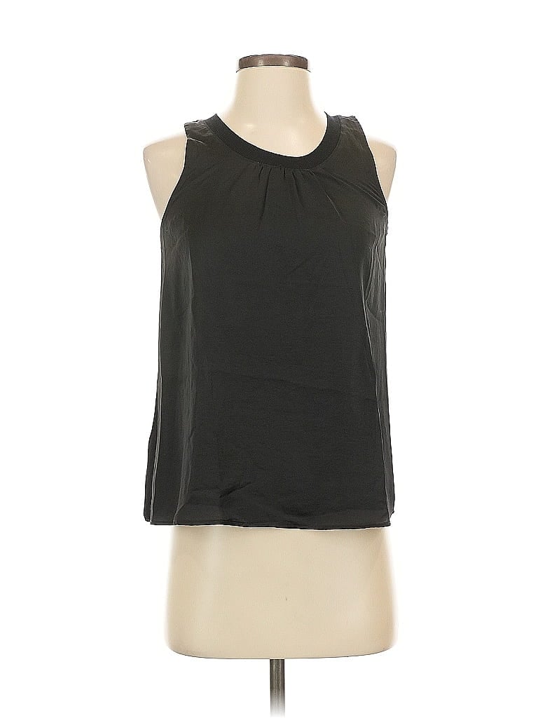 Pre-owned Ann Taylor Loft Sleeveless Blouse In Black