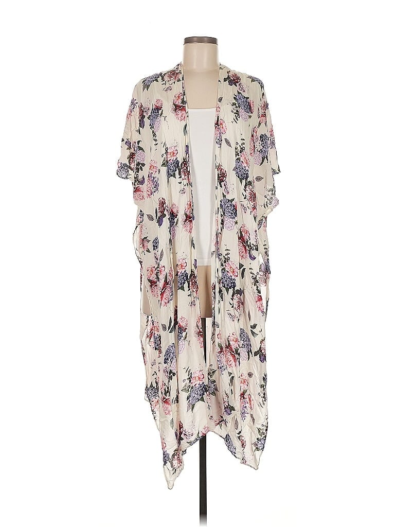 Pre-owned Torrid Kimono In White